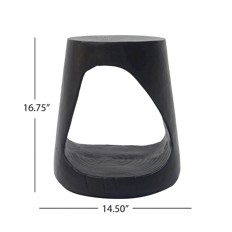 Christopher Knight Home - Table d'appoint ronde Emery Hollow au fini grain de bois