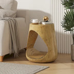 Christopher Knight Home - Table d'appoint ronde Emery Hollow au fini grain de bois