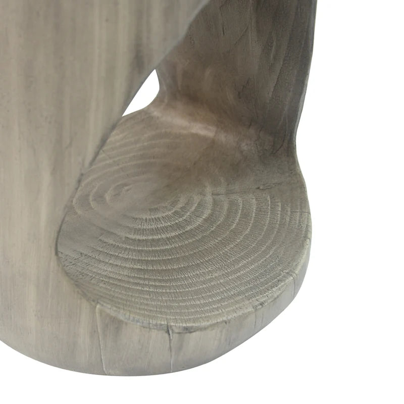 Christopher Knight Home - Table d'appoint ronde Emery Hollow au fini grain de bois