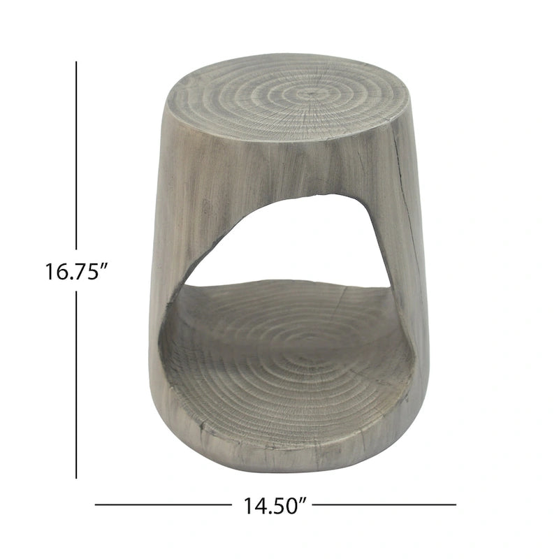 Christopher Knight Home - Table d'appoint ronde Emery Hollow au fini grain de bois