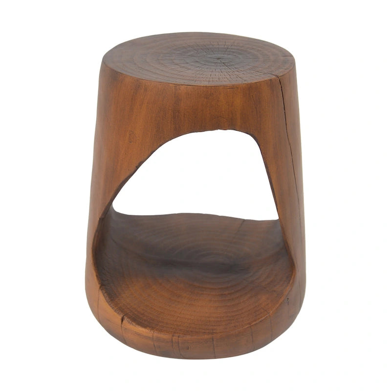 Christopher Knight Home - Table d'appoint ronde Emery Hollow au fini grain de bois