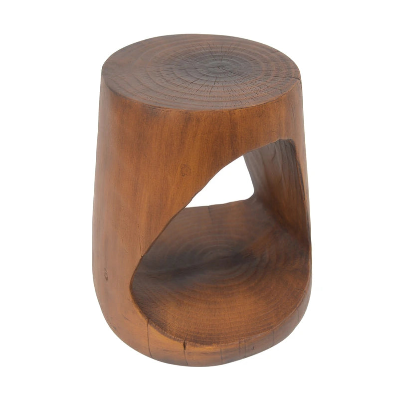 Christopher Knight Home - Table d'appoint ronde Emery Hollow au fini grain de bois