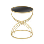 Christopher Knight Home - Table d'appoint moderne Lydia avec cadre en métal élégant et plateau en miroir