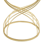 Christopher Knight Home - Table d'appoint moderne Lydia avec cadre en métal élégant et plateau en miroir