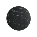Table d'appoint moderne en marbre noir d'intérieur/extérieur Christopher Knight Home