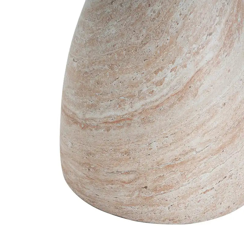 Christopher Knight Home - Table d'appoint Emilia d'extérieur en MGO et Travertin