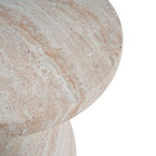 Christopher Knight Home - Table d'appoint Emilia d'extérieur en MGO et Travertin