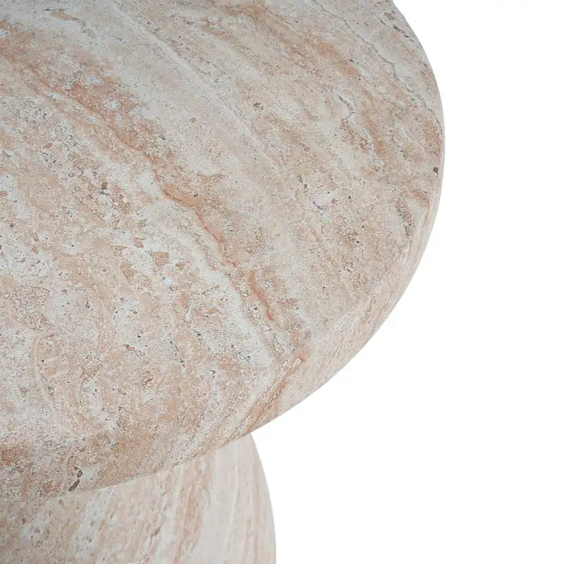 Christopher Knight Home - Table d'appoint Emilia d'extérieur en MGO et Travertin