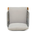 Christopher Knight Home - Fauteuil d'extérieur Emerson en bois d'acacia de style côtier avec coussins