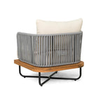 Christopher Knight Home - Fauteuil d'extérieur Emerson en bois d'acacia de style côtier avec coussins