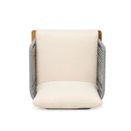 Christopher Knight Home - Fauteuil d'extérieur Emerson en bois d'acacia de style côtier avec coussins