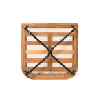 Christopher Knight Home - Fauteuil d'extérieur Emerson en bois d'acacia de style côtier avec coussins