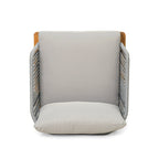 Christopher Knight Home - Fauteuil d'extérieur Emerson en bois d'acacia de style côtier avec coussins