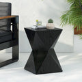 Table d'appoint carrée Moore Outdoor Modern en MGO par Christopher Knight Home - 14.00L x 14.00l x 18.00H