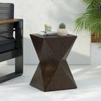 Table d'appoint carrée Moore Outdoor Modern en MGO par Christopher Knight Home - 14.00L x 14.00l x 18.00H