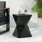Table d'appoint carrée Moore Outdoor Modern en MGO par Christopher Knight Home - 14.00L x 14.00l x 18.00H