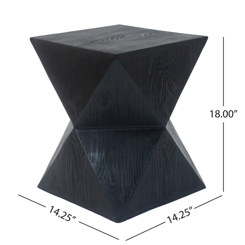 Table d'appoint carrée Moore Outdoor Modern en MGO par Christopher Knight Home - 14.00L x 14.00l x 18.00H