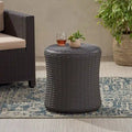 Table d'appoint de rangement en osier Simone par GDFStudio - 19L x 19P x 21H