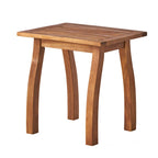 Table d'appoint d'extérieur Finethy en bois d'acacia par GDFStudio - 19W x 15D x 19,25H