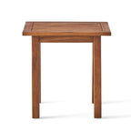 Table d'appoint d'extérieur Finethy en bois d'acacia par GDFStudio - 19W x 15D x 19,25H