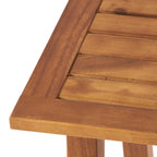 Table d'appoint d'extérieur Finethy en bois d'acacia par GDFStudio - 19W x 15D x 19,25H