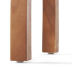 Table d'appoint d'extérieur Finethy en bois d'acacia par GDFStudio - 19W x 15D x 19,25H