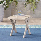 Table d'appoint d'extérieur Eaglewood en bois d'acacia par Christopher Knight Home