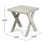 Table d'appoint d'extérieur Eaglewood en bois d'acacia par Christopher Knight Home