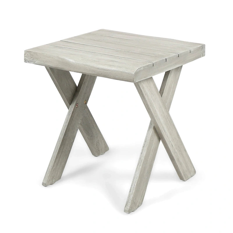 Table d'appoint d'extérieur Eaglewood en bois d'acacia par Christopher Knight Home