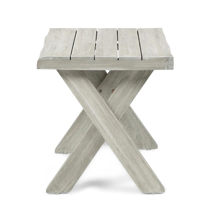 Table d'appoint d'extérieur Eaglewood en bois d'acacia par Christopher Knight Home