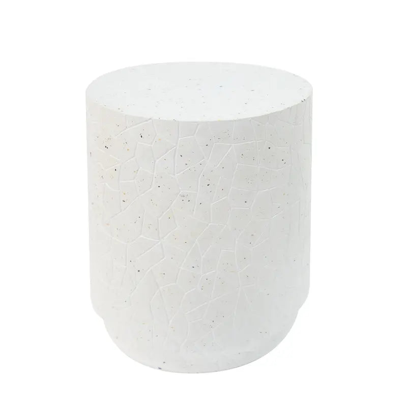 Christopher Knight Home - Table d'appoint d'extérieur robuste Ashton avec motif texturé en terrazzo complexe