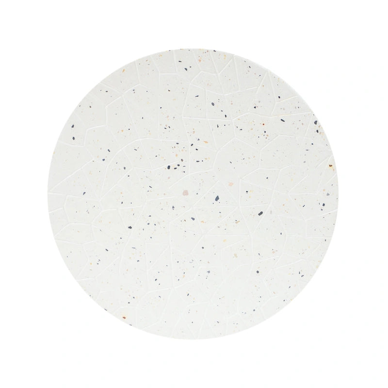 Christopher Knight Home - Table d'appoint d'extérieur robuste Ashton avec motif texturé en terrazzo complexe