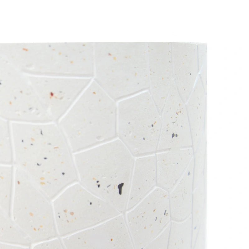 Christopher Knight Home - Table d'appoint d'extérieur robuste Ashton avec motif texturé en terrazzo complexe