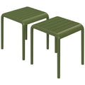Table d'appoint d'extérieur carrée Frond and Form (lot de 2)