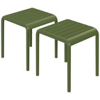 Table d'appoint d'extérieur carrée Frond and Form (lot de 2)