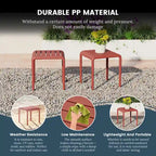 Table d'appoint d'extérieur carrée Frond and Form (lot de 2)