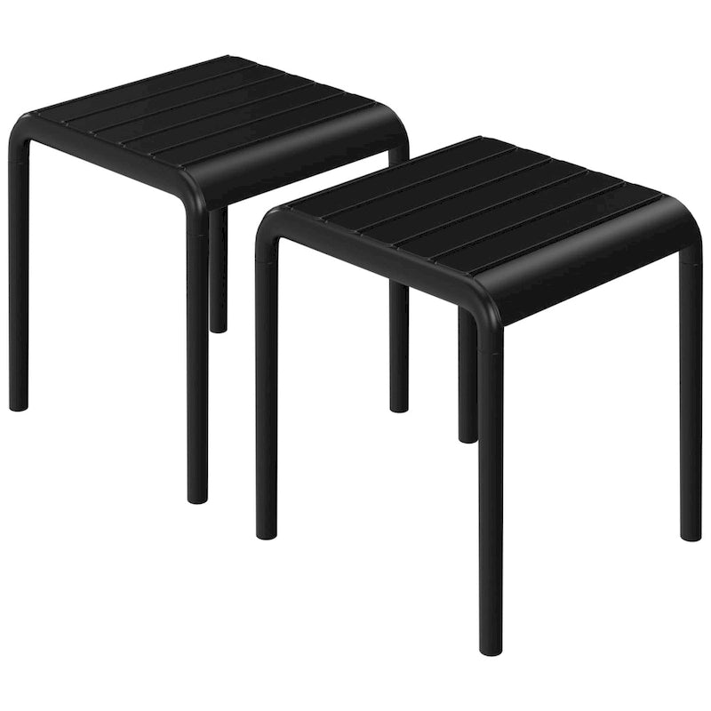 Table d'appoint d'extérieur carrée Frond and Form (lot de 2)