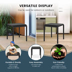 Table d'appoint d'extérieur carrée Frond and Form (lot de 2)