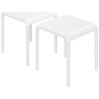 Table d'appoint d'extérieur carrée Frond and Form (lot de 2)