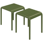 Table d'appoint d'extérieur carrée Frond and Form (lot de 2)