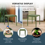 Table d'appoint d'extérieur carrée Frond and Form (lot de 2)