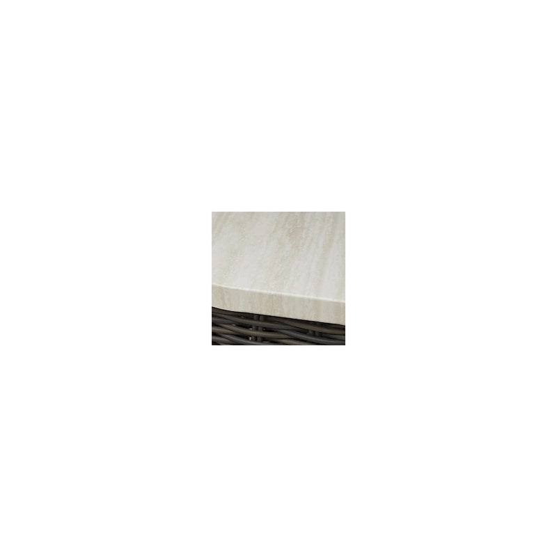 Signature Design by Ashley Kimora Table basse d'extérieur beige/marron foncé – 50 L x 29,92 P x 17,52 H