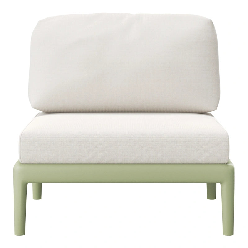 Chaise sans accoudoirs avec coussins Frond and Form Patio Deep Seating