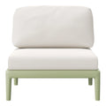Chaise sans accoudoirs avec coussins Frond and Form Patio Deep Seating