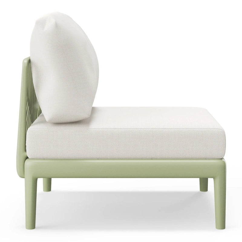 Chaise sans accoudoirs avec coussins Frond and Form Patio Deep Seating