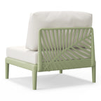 Chaise sans accoudoirs avec coussins Frond and Form Patio Deep Seating