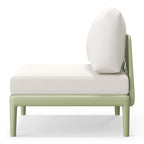 Chaise sans accoudoirs avec coussins Frond and Form Patio Deep Seating