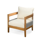 Christopher Knight Home - Ensemble fauteuil club et table d'extérieur Ian en bois d'acacia