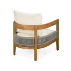Christopher Knight Home - Ensemble fauteuil club et table d'extérieur Ian en bois d'acacia