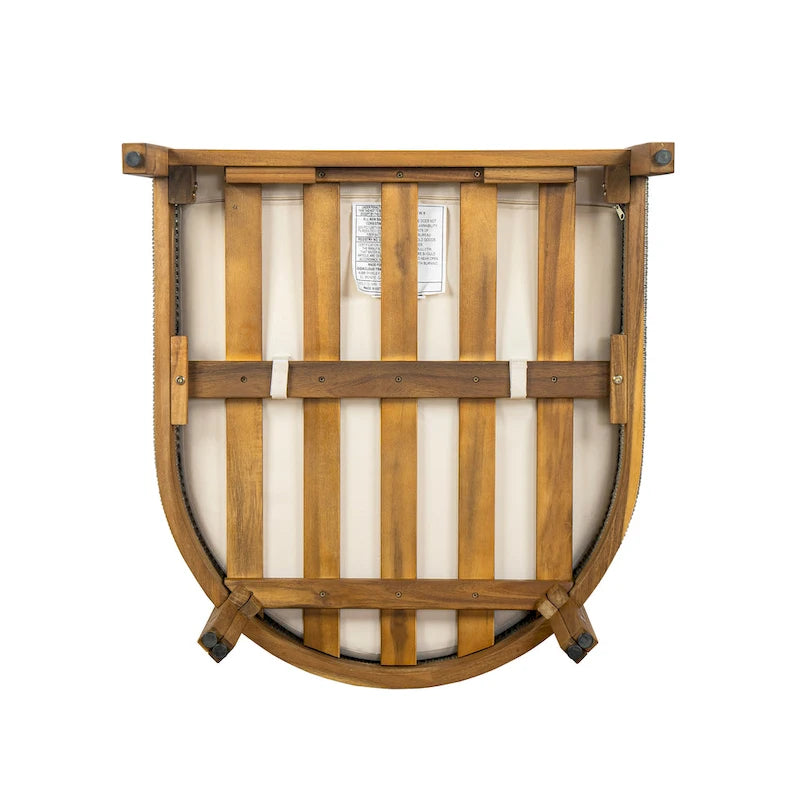 Christopher Knight Home - Ensemble fauteuil club et table d'extérieur Ian en bois d'acacia